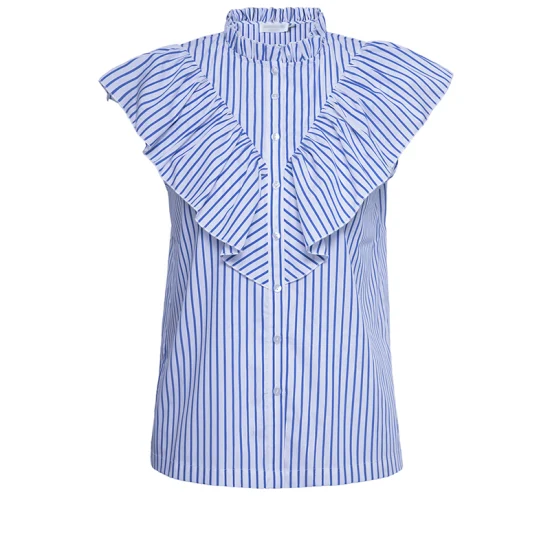 Camicia in cotone di bambù da donna con logo personalizzato di alta qualità