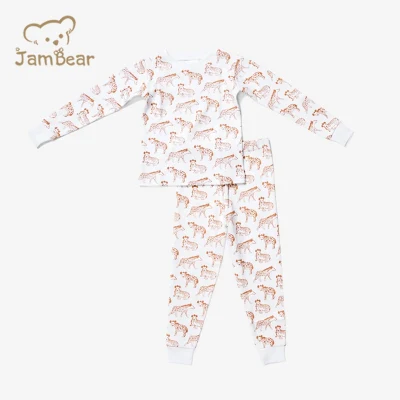 Pigiama per bambini biologico Jambear Set da notte per bambini personalizzato Pigiama per bambini in bambù Pigiama per neonati