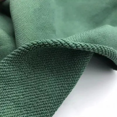 Vendite calde 2023 Tessuto di spugna di cotone organico di bambù Felpa con cappuccio oversize 400 GSM Tessuto rilassato pesante French Terry