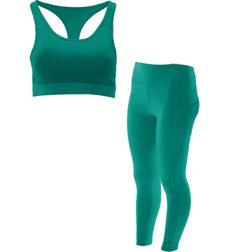 Set di leggings per reggiseno sportivo Abbigliamento attivo di alta moda per abbigliamento da allenamento per donna